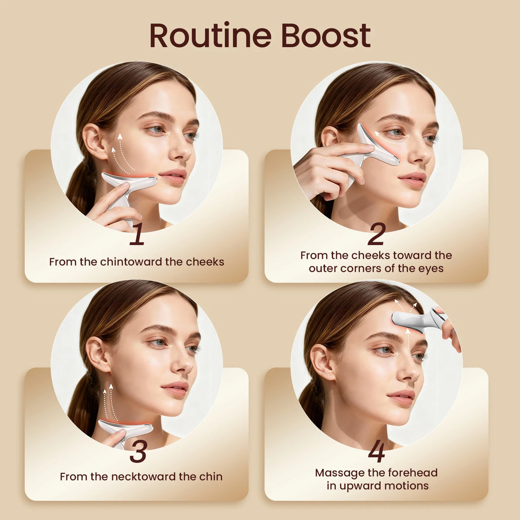 Hodanwith Glow 7 Colors LED Face & Neck Sculpting Device.