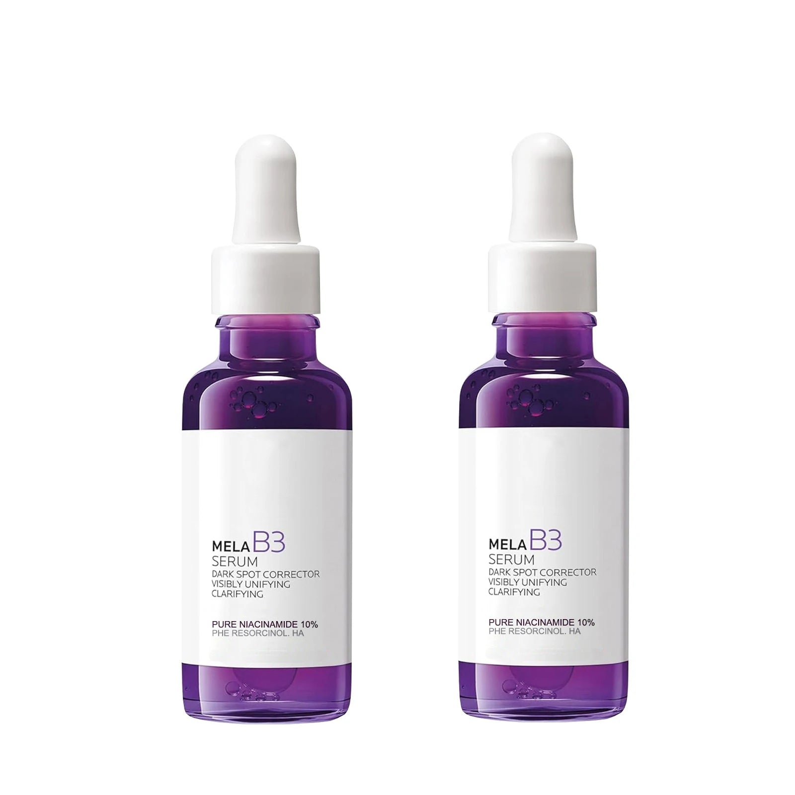 Vitamin B3 Brightening Serum (Purple Bottle) - Fades Dark Spots, Evens Skin Tone, Firms & Boosts Elasticity with Deep Hydration