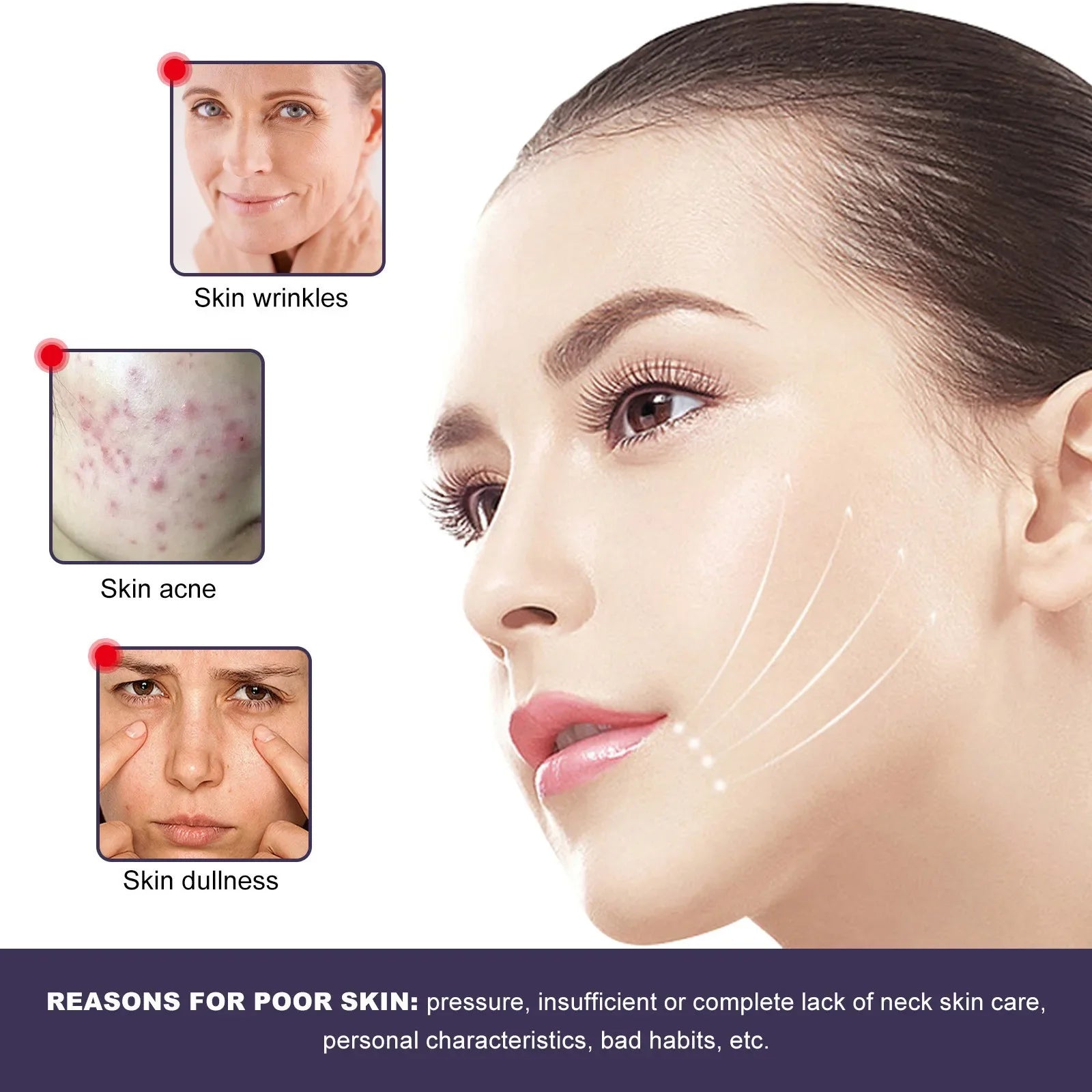 Vitamin B3 Brightening Serum (Purple Bottle) - Fades Dark Spots, Evens Skin Tone, Firms & Boosts Elasticity with Deep Hydration
