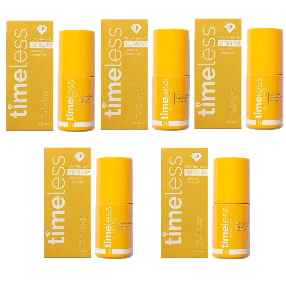 30ml 20% Vitamin C Ferulic Acid Serum – Antioxidant Hydrating Firming Brightens Skin Tone Improves Dullness For All Skin Types