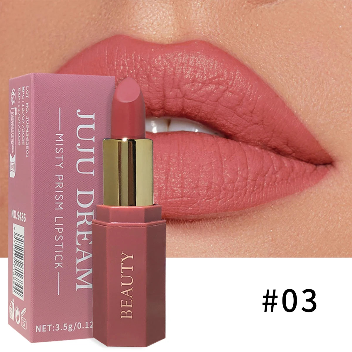 Hodanwith Glow - Juju Dream Long-Lasting Matte Velvet Lipstick