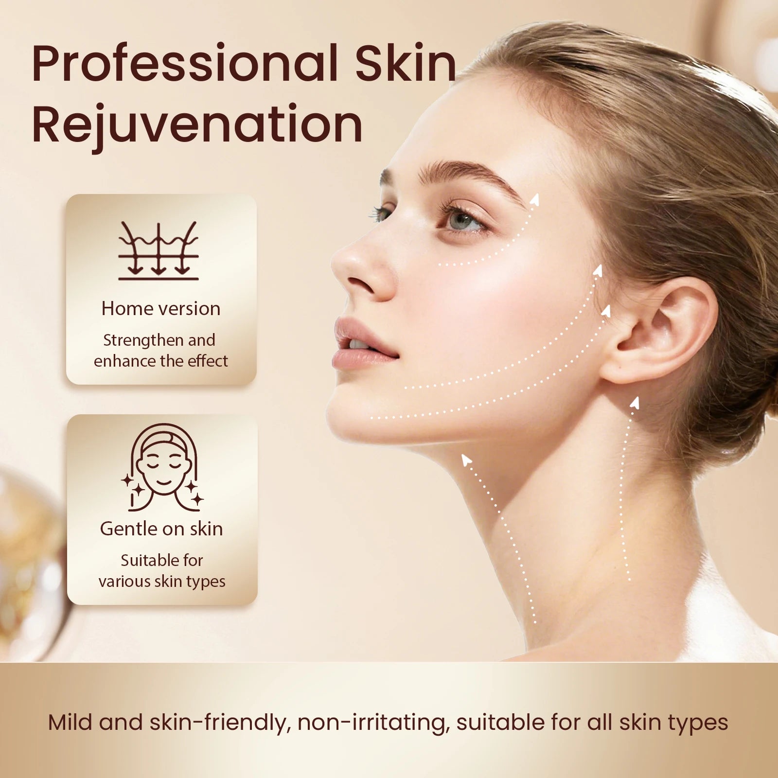 Hodanwith Glow 7 Colors LED Face & Neck Sculpting Device.