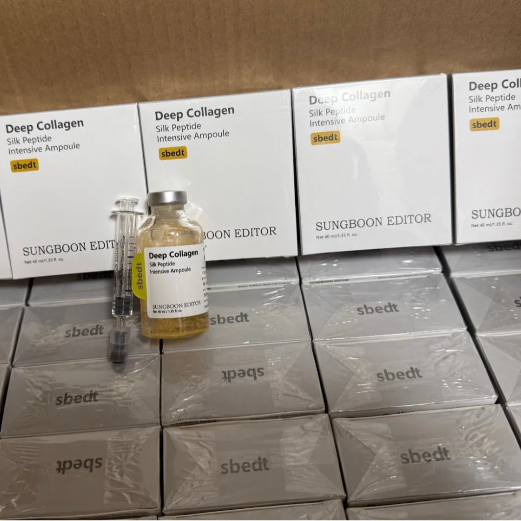 Collagen Silk Peptide Pink PDRN Glow Intensive Ampoule Intensely Hydrating, Lifting And Firming Increase Skin Elasticity