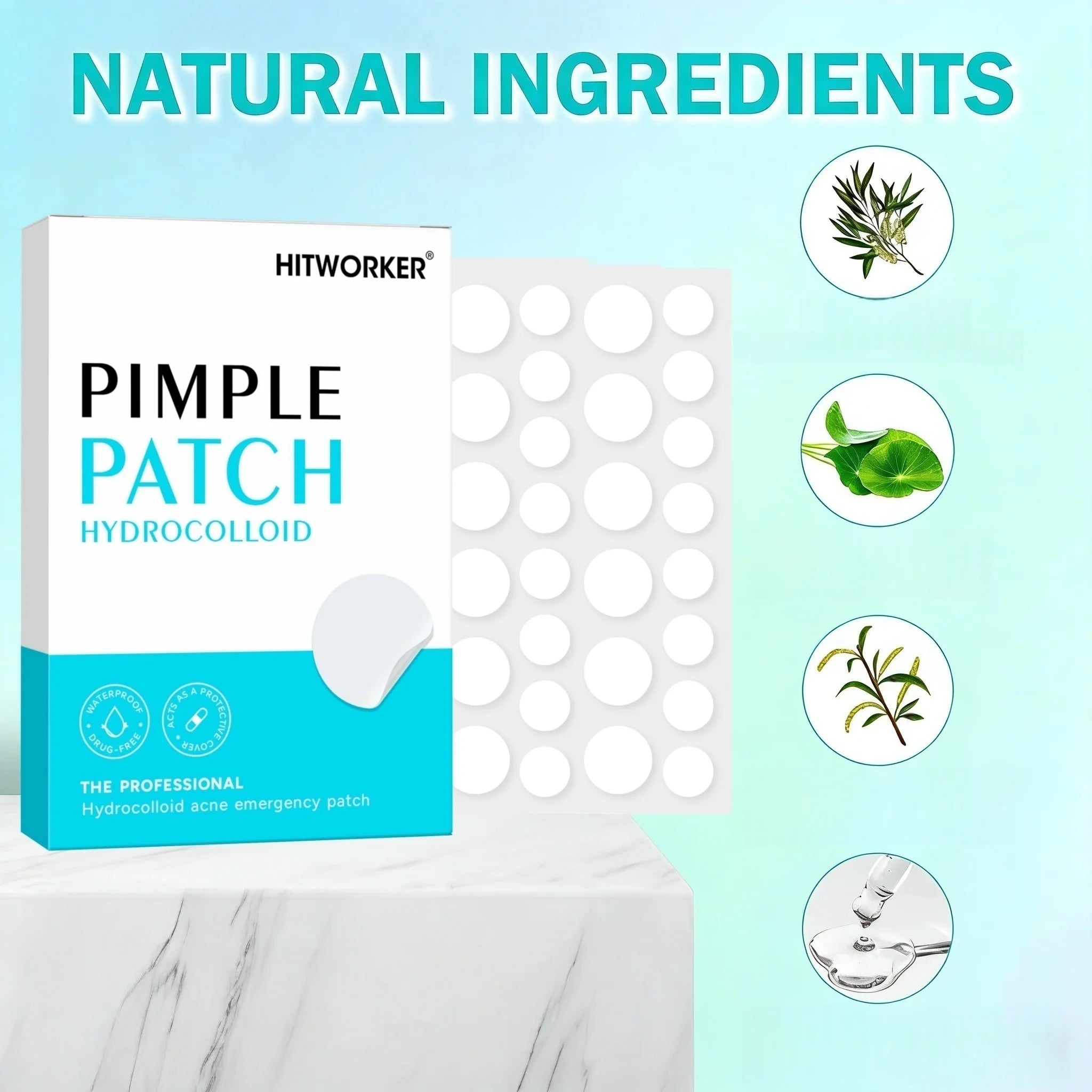 Hodanwith Glow - Invisible Hydrocolloid Pimple Patches
