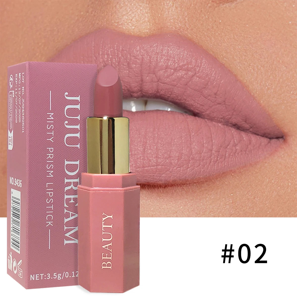 Hodanwith Glow - Juju Dream Long-Lasting Matte Velvet Lipstick