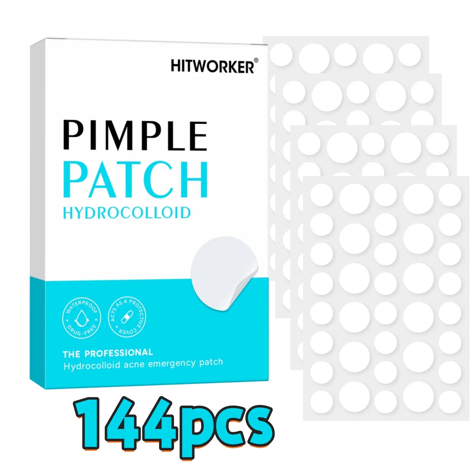 Hodanwith Glow - Invisible Hydrocolloid Pimple Patches
