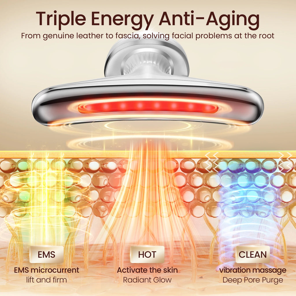 Hodanwith Glow 7 Colors LED Face & Neck Sculpting Device.
