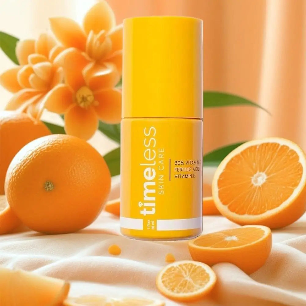 30ml 20% Vitamin C Ferulic Acid Serum – Antioxidant Hydrating Firming Brightens Skin Tone Improves Dullness For All Skin Types