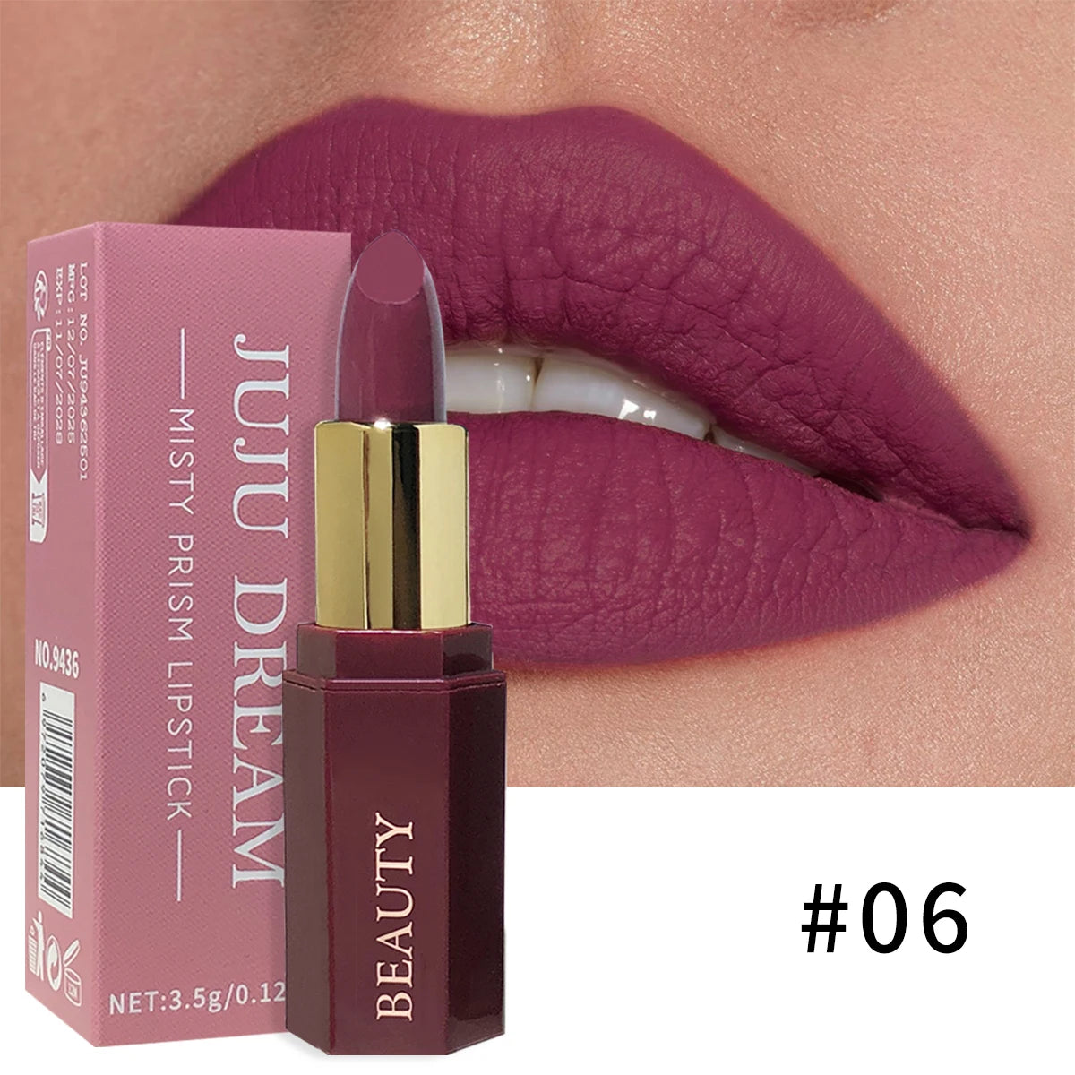 Hodanwith Glow - Juju Dream Long-Lasting Matte Velvet Lipstick