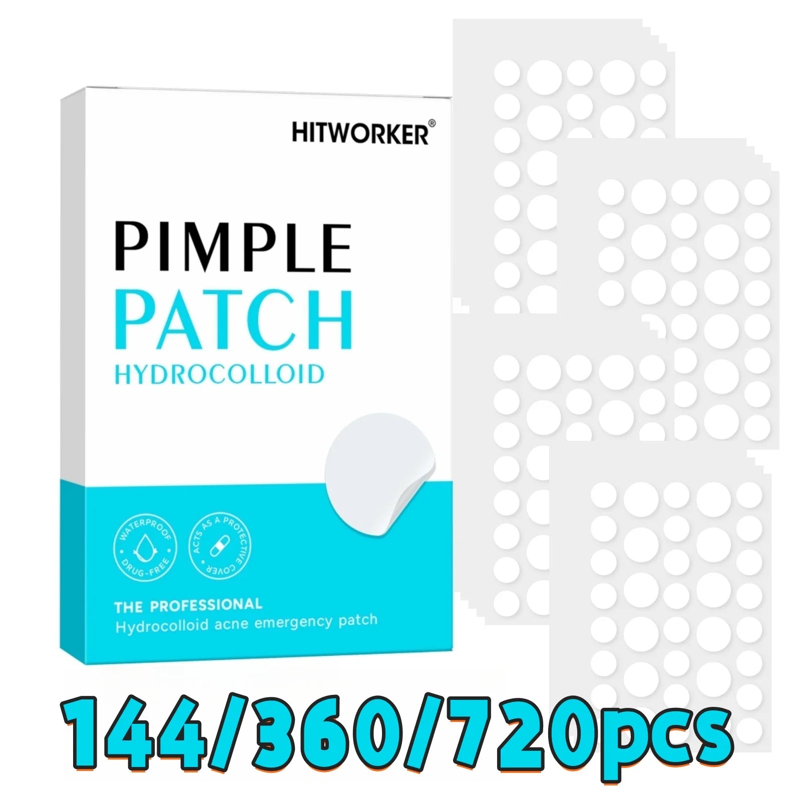 Hodanwith Glow - Invisible Hydrocolloid Pimple Patches