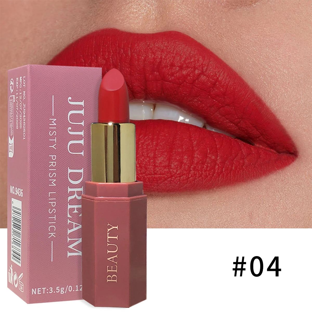 Hodanwith Glow - Juju Dream Long-Lasting Matte Velvet Lipstick