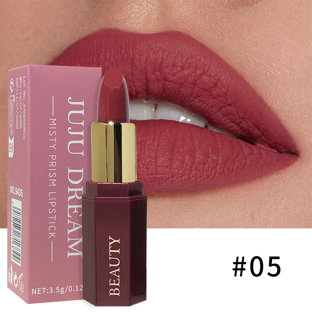 Hodanwith Glow - Juju Dream Long-Lasting Matte Velvet Lipstick